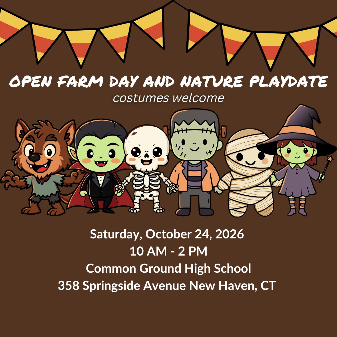 Open Farm Day and Nature Playdate at Common Ground flyer