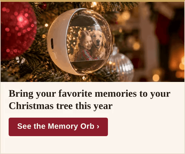 Memory Orb: Bring your favorite memories to your Christmas tree this year. See the Memory Orb.